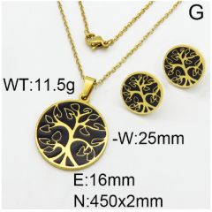 Stainless steel jewelry Necklace Earrings  set Wholesale