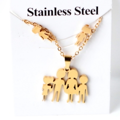 Stainless steel jewelry Earrings and necklaces set Wholesale