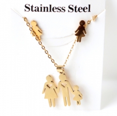 Stainless steel jewelry Earrings and necklaces set Wholesale