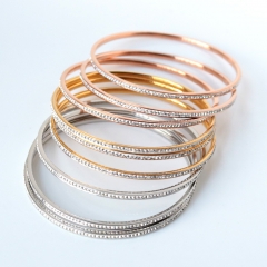 Stainless steel jewelry women bracelet 3-piece set Wholesale