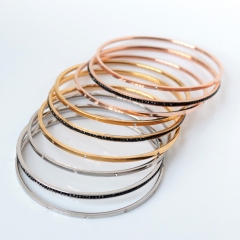 Stainless steel jewelry women bracelet 3-piece set Wholesale