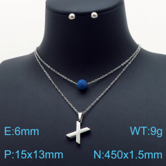 Stainless steel jewelry Necklace Earrings set Wholesale