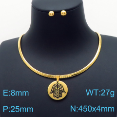 Stainless steel jewelry Necklace Earrings set Wholesale