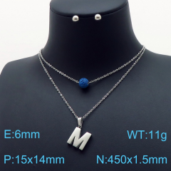 Stainless steel jewelry Necklace Earrings set Wholesale