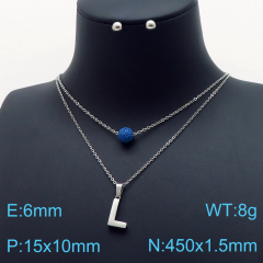 Stainless steel jewelry Necklace Earrings set Wholesale