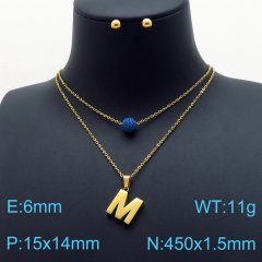 Stainless steel jewelry Necklace Earrings set Wholesale