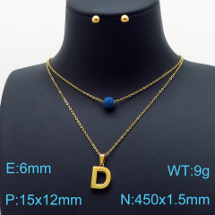 Stainless steel jewelry Necklace Earrings set Wholesale