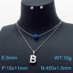 Stainless steel jewelry Necklace Earrings set Wholesale