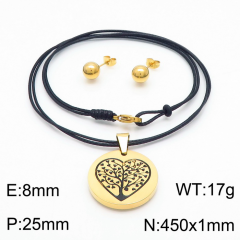 Stainless steel jewelry Necklace Earrings set Wholesale