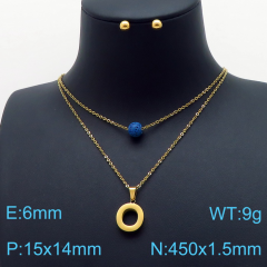 Stainless steel jewelry Necklace Earrings set Wholesale
