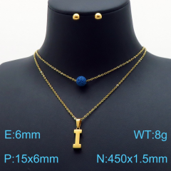Stainless steel jewelry Necklace Earrings set Wholesale