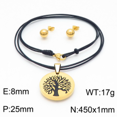 Stainless steel jewelry Necklace Earrings set Wholesale