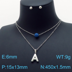 Stainless steel jewelry Necklace Earrings set Wholesale