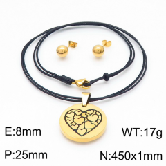 Stainless steel jewelry Necklace Earrings set Wholesale