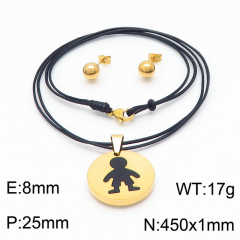 Stainless steel jewelry Necklace Earrings set Wholesale