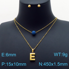Stainless steel jewelry Necklace Earrings set Wholesale