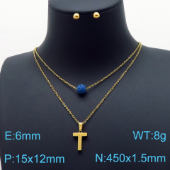 Stainless steel jewelry Necklace Earrings set Wholesale