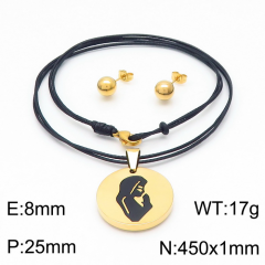 Stainless steel jewelry Necklace Earrings set Wholesale