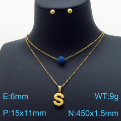 Stainless steel jewelry Necklace Earrings set Wholesale