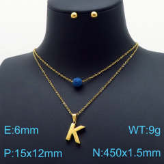 Stainless steel jewelry Necklace Earrings set Wholesale
