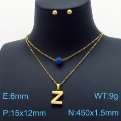 Stainless steel jewelry Necklace Earrings set Wholesale
