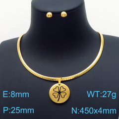 Stainless steel jewelry Necklace Earrings set Wholesale