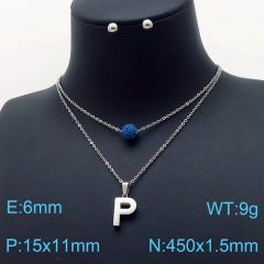 Stainless steel jewelry Necklace Earrings set Wholesale