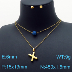 Stainless steel jewelry Necklace Earrings set Wholesale