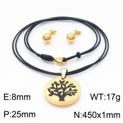 Stainless steel jewelry Necklace Earrings set Wholesale