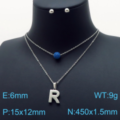 Stainless steel jewelry Necklace Earrings set Wholesale