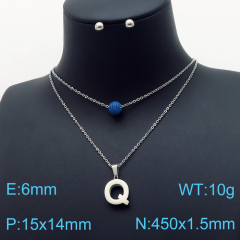 Stainless steel jewelry Necklace Earrings set Wholesale