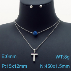 Stainless steel jewelry Necklace Earrings set Wholesale