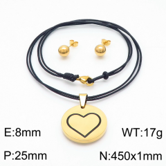 Stainless steel jewelry Necklace Earrings set Wholesale