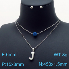 Stainless steel jewelry Necklace Earrings set Wholesale
