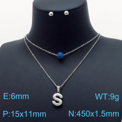 Stainless steel jewelry Necklace Earrings set Wholesale