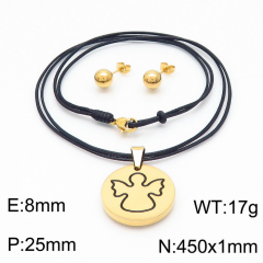 Stainless steel jewelry Necklace Earrings set Wholesale