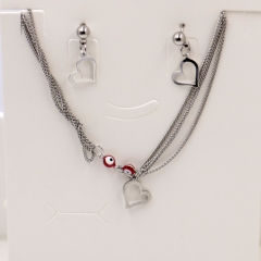 Stainless steel jewelry Necklace Earrings set Wholesale