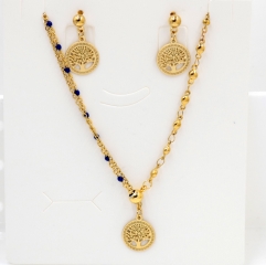 Stainless steel jewelry Necklace Earrings set Wholesale