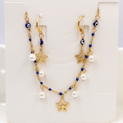 Stainless steel jewelry Necklace Earrings set Wholesale