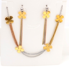 Stainless steel jewelry Necklace Earrings set Wholesale