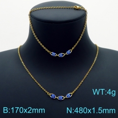 Stainless steel jewelry Necklace Bracelet set Wholesale