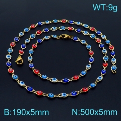 Stainless steel jewelry Necklace Bracelet set Wholesale