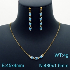 Stainless steel jewelry Necklace Earrings set Wholesale