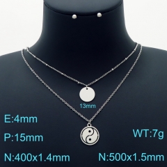 Stainless steel jewelry Necklace Earrings set Wholesale