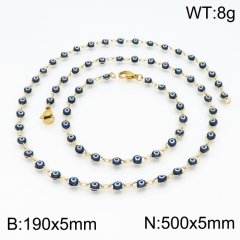 Stainless steel jewelry Necklace Bracelet set Wholesale