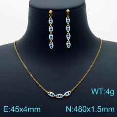 Stainless steel jewelry Necklace Earrings set Wholesale