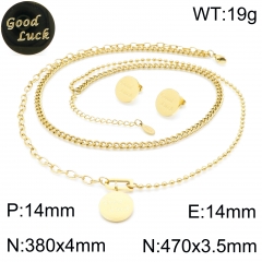 Stainless steel jewelry Necklace Earrings set Wholesale