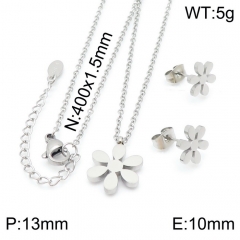 Stainless steel jewelry Necklace Earrings set Wholesale
