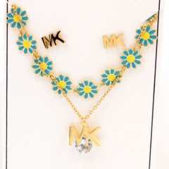 Stainless steel jewelry Necklace Earrings set Wholesale