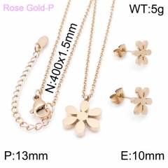 Stainless steel jewelry Necklace Earrings set Wholesale